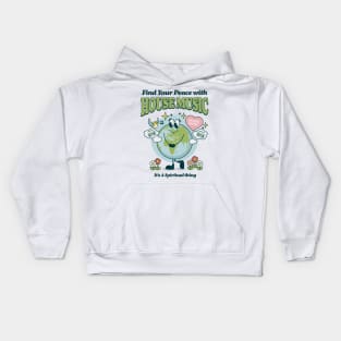 HOUSE MUSIC  - Find Your Peace (green) Kids Hoodie